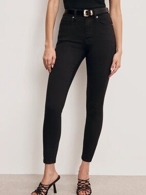 GOOD AMERICAN Good Legs Skinny Cropped Jeans